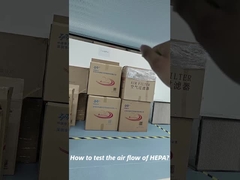 Panel-HEPA-Luftfilter OEM mit Aktivkohlenstoffmedien der Klasse H13