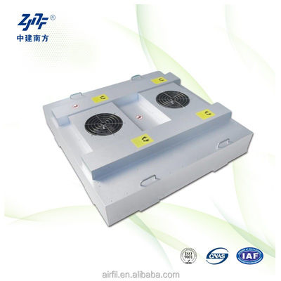 16 kg FFU-Ventilatorenfilter-Einheit SUS304/201 Edelstahl/Aluminium-Zinkbeschichtete Bleche Wirksamkeit 99,99% H14