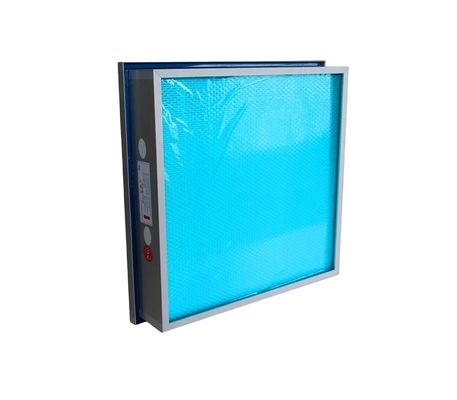 Flüssigkeitsbehälter Industrieller HEPA-Filter AHU Synthetische Glasfaserfilter Mini-Pleater hohe Effizienz