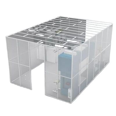 OEM-ODM-Reinigungsraum Booth-System 99,99% ISO 5 6 7 8 Klasse 10 100 1000