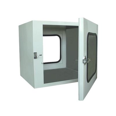 Hocheffiziente Reinraum Luftdusche Passbox SUS 304 UV Licht ausgestattet Edelstahlkonstruktion für Labor