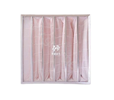 Effizienz Synthetische Faser/Glasfaser Taschenluftfilter mit anpassbarer Taschennummer Staubsack