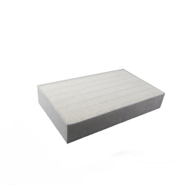 Feine Luftfiltermaterial 0,3um PP PET-Faserpapier mit großflächigem Geflecht