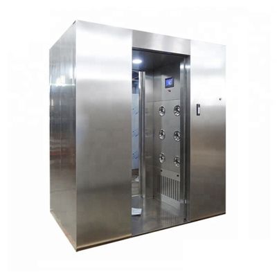 SUS304 Sauberraum Luftdusche LED Doppelperson Zwei Seitenblasen