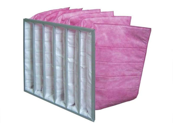 Aluminium Fame mittlere Effizienz Taschenbeutel Luftfilter synthetisch F8 F9 95% mit Aluminiumrahmenmaterial