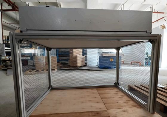 Vertikal Klasse 100 HEPA H14 FFU Einheit Laminare Reinbank mit doppelter Spannung und Luftgeschwindigkeit Aluminiumrahmen