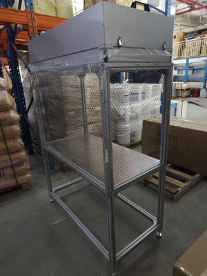 Saubere Bank Fluoreszenzbeleuchtung Laminare Luftströmung Klasse 100 Sauberkeit 1000-1200m3/h Luftvolumen