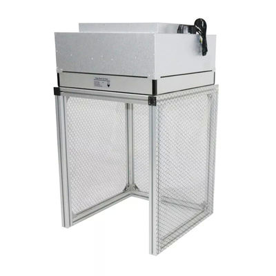 99.99% 0,3um Wirksamkeit Luft- und Wasserschlauchrolle Horizontales Laminar-Flussschrank HEPA H14/U15 Filtertyp Aluminium/Edelstahl