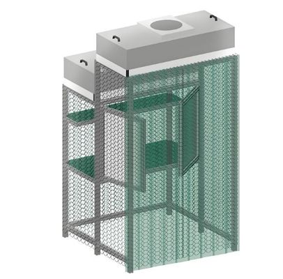 Sensible Prozesse wählen Laminar Flow Reinraum Booth mit 99,99% Filterwirksamkeit in der Fertigungsanlage