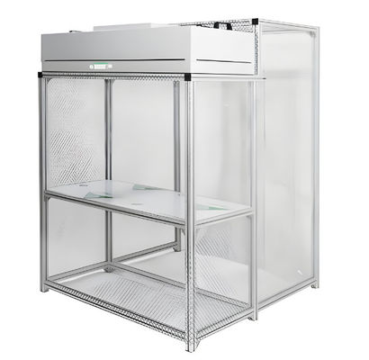 Einfach zu montieren Betriebsflexibilität und Raumeffizienz Mini Clean Bench Clean Environment Booth mit verstellbaren Luftstromsteuerungen