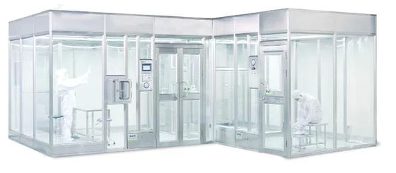 Modularer Sauberraum mit Decke Ffu Klimaanlage Filtrationssystem für einseitiges Luftstromsystem Staubfreies Arbeiten