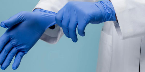 Zubehör für Reinräume Nitrilhandschuhe für die Gesundheitsforschung