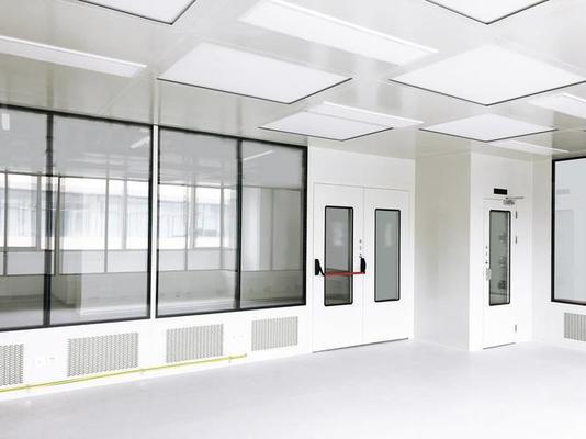 Bauvorteile: 30 % schnellere Reinraumlaborausrüstung mit einer Luftwechselrate von 100