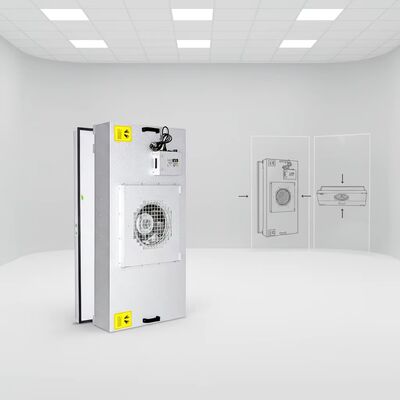 quality H14 HEPA Lüfterfiltereinheit mit SUS304 Edelstahlrahmen und Dreistufenregelung für Reinräume factory